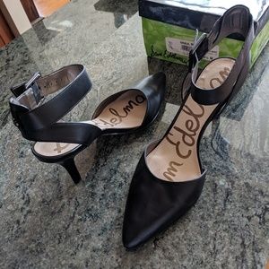 Sam Edelman NIB 9.5 Black Leather Heel
